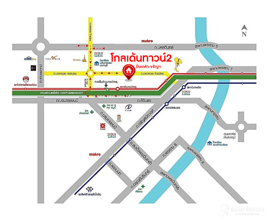 ทาวน์เฮ้าส์มือสองนนทบุรี โครงการ โกลเด้นทาวน์1 ปิ่นเกล้า-จรัญสนิทวงศ์ หลังมุม เนื้อที่ 29.30 ตร.ว. พื้นที่ใช้สอย 120 ตร.ม. ฟังก์ชัน 4 ห้องนอน 3 ห้องน้ำ 2 ที่จอดรถ แถมฟรี! เครื่องปรับอากาศ เดินทางสะดวกบนทำเลดีที่สุด เข้า-ออกหลายเส้นทาง ใกล้สายรถไฟฟ้าสายสีแดงอ่อน "สถานีบางบำหรุ" และจุดขึ้นทางด่วน "ศรีรัช" จองเลย!...